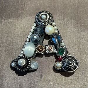 Design by Elena Elegant Brooches with Gem Accents